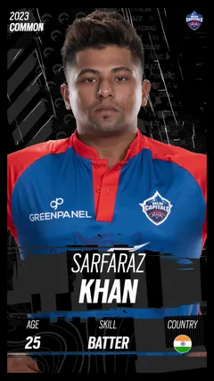 Sarfaraz Khan Collectible Surface Thumbnail