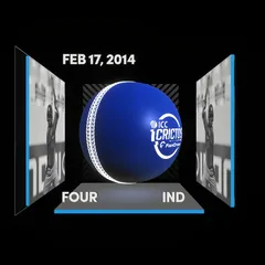 Digital Collectible For Sarfaraz Khan's Four At The 2014 ICC U-19 Men's CWC