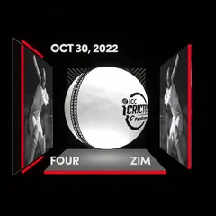 Digital Collectible For Sean Williams's Four At The 2022 ICC Men's T20 World Cup
