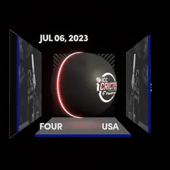 Digital Collectible For Shayan Jahangir's Four At The 2023 ICC Men's Cricket World Cup Qualifier