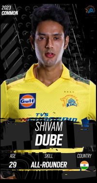 Shivam Dube Collectible Surface Thumbnail