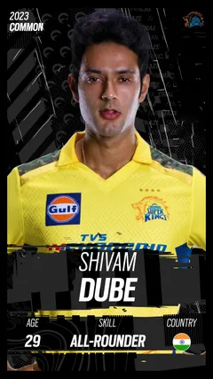 Shivam Dube Collectible Surface Thumbnail