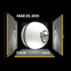 Digital Collectible For Steve Smith's Four At The 2015 ICC Men's CWC