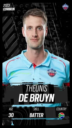 Theunis De Bruyn Collectible Surface Thumbnail
