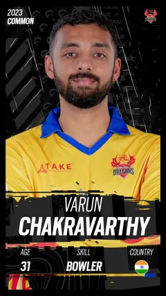 Varun Chakravarthy Collectible Surface Thumbnail