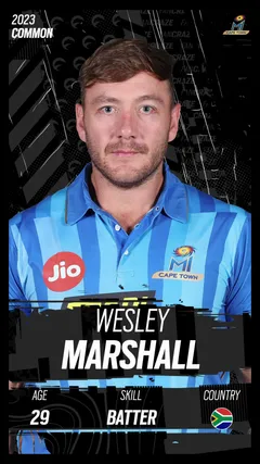 Wesley Marshall Collectible Surface Thumbnail